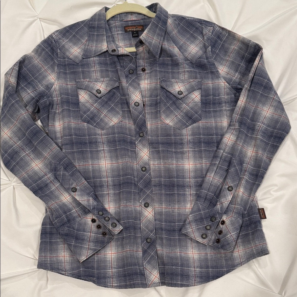 Blue Plaid Patagonia Shirt
